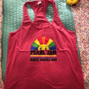 Pearl Jam 2018 tour women’s cut tank top.
